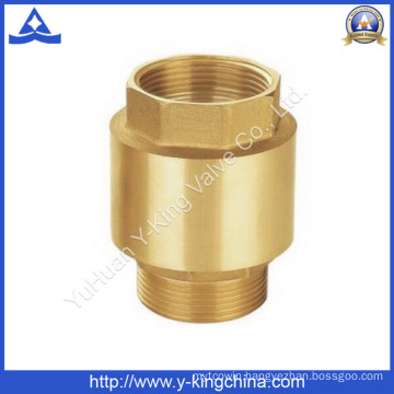 Brass Spring Check Valve with Brass/Plastic Core (YD-3002)